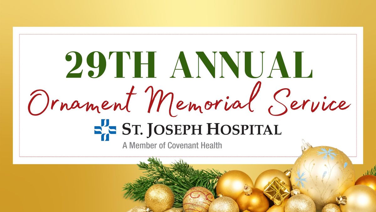 29th Annual Ornament Memorial Service