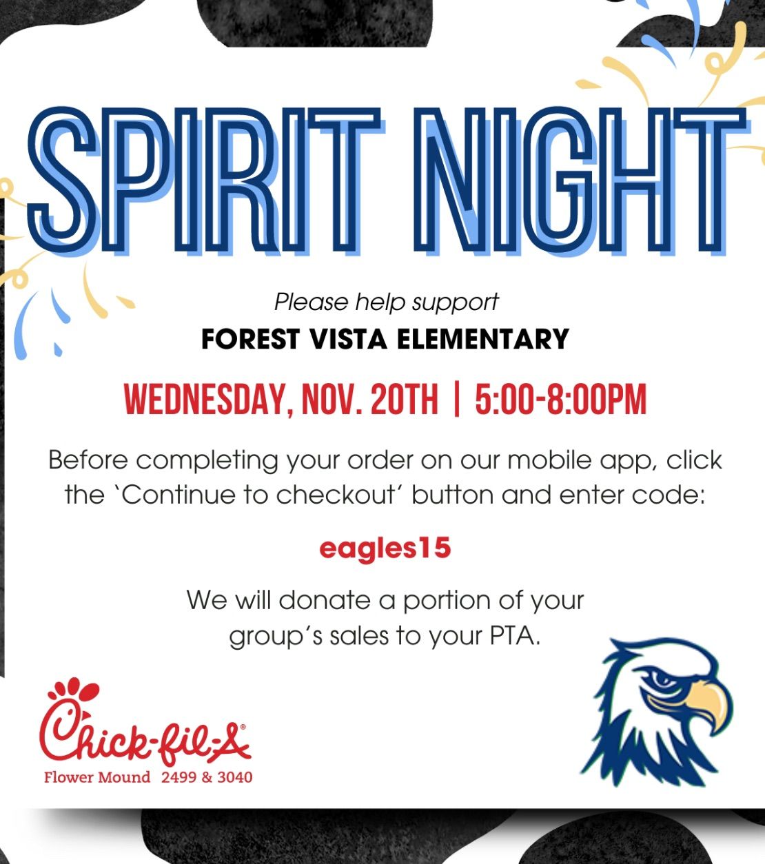 Chick Fil A Spirit Night