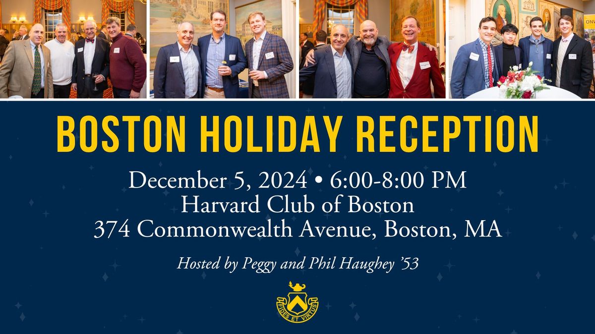 Boston Holiday Reception