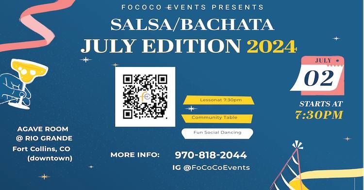 Salsa\/Bachata Dance - July 2024 Edition @ Rio Grande 
