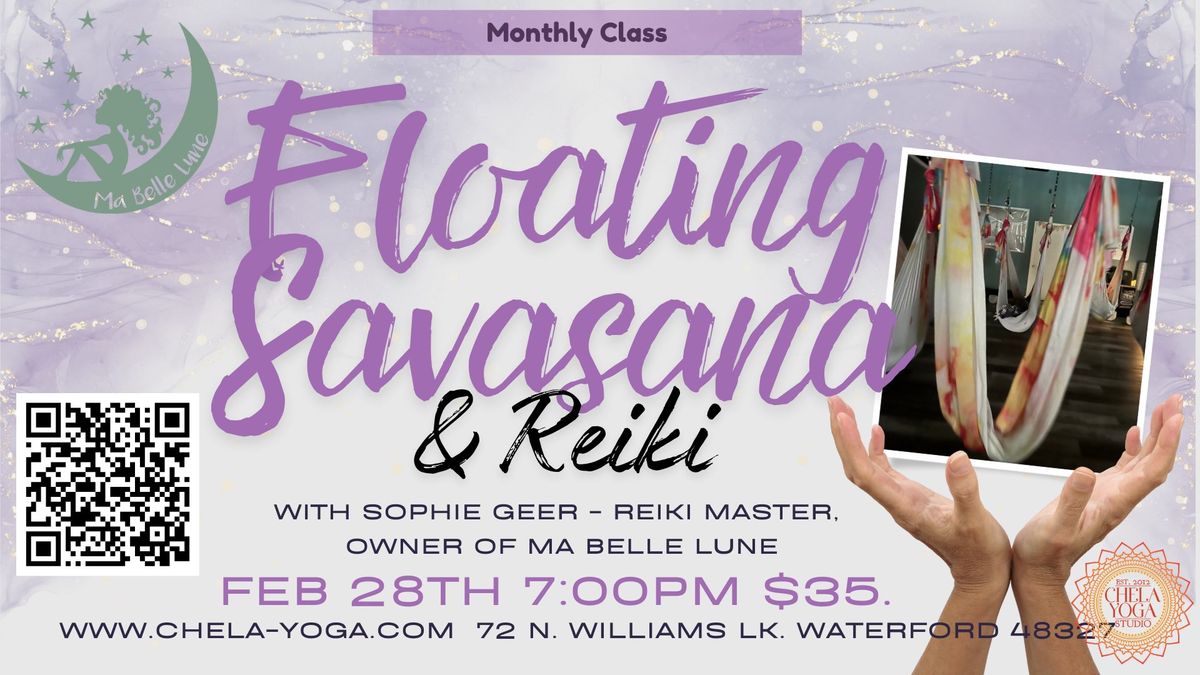 Floating Savasana & Reiki