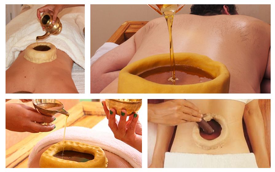 Ayurvedic Massage Training; Basti; Therapeutic Oil Applications for the back, knees and heart