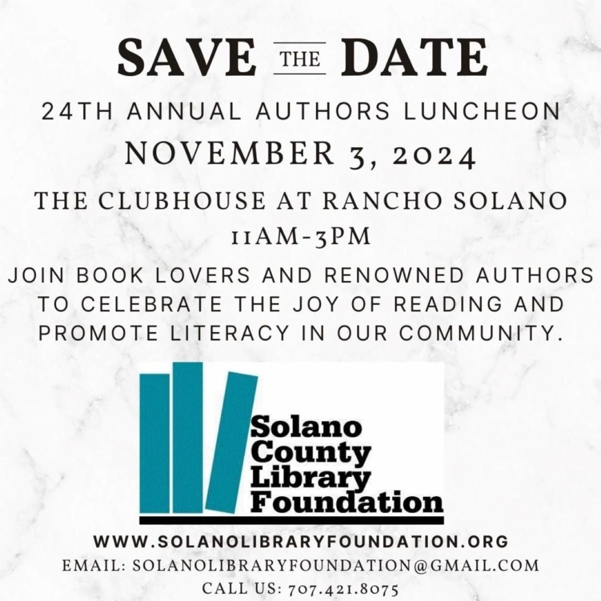 24TH ANNUAL AUTHORS LUNCHEON