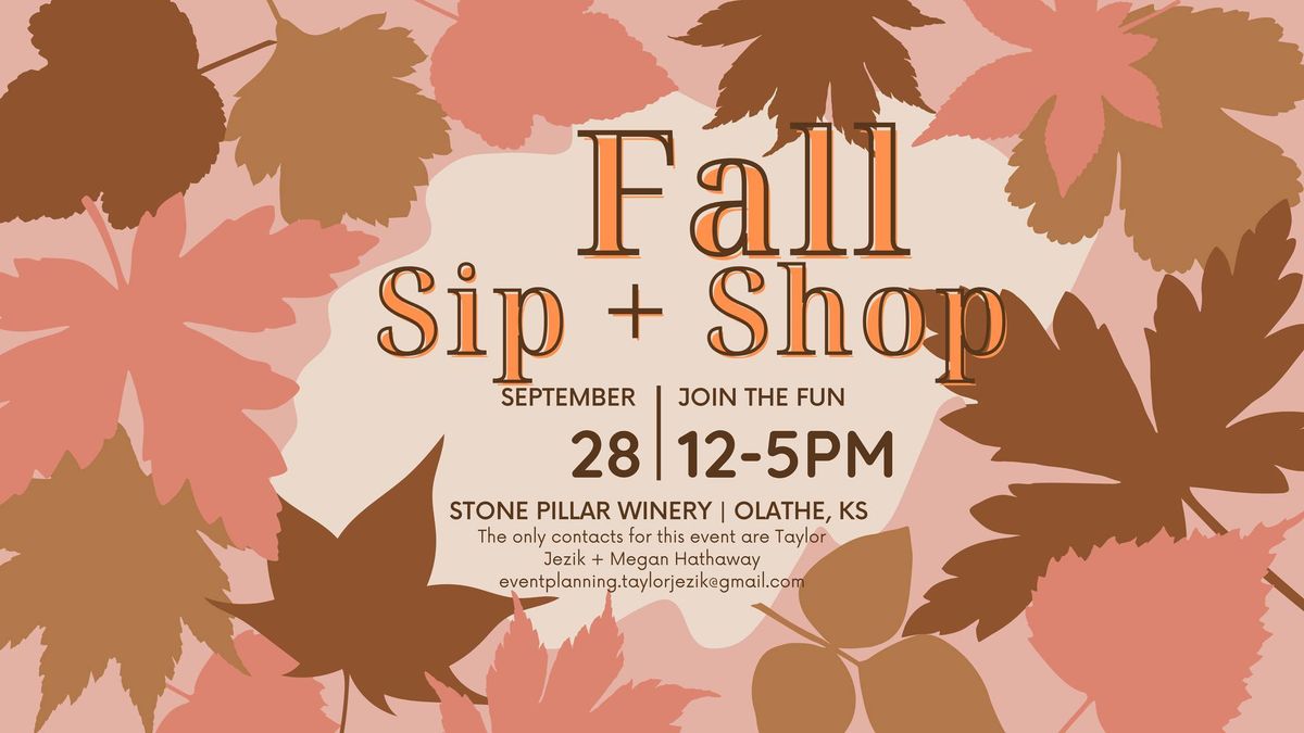 Fall Fest Sip + Shop | September 28, 2024