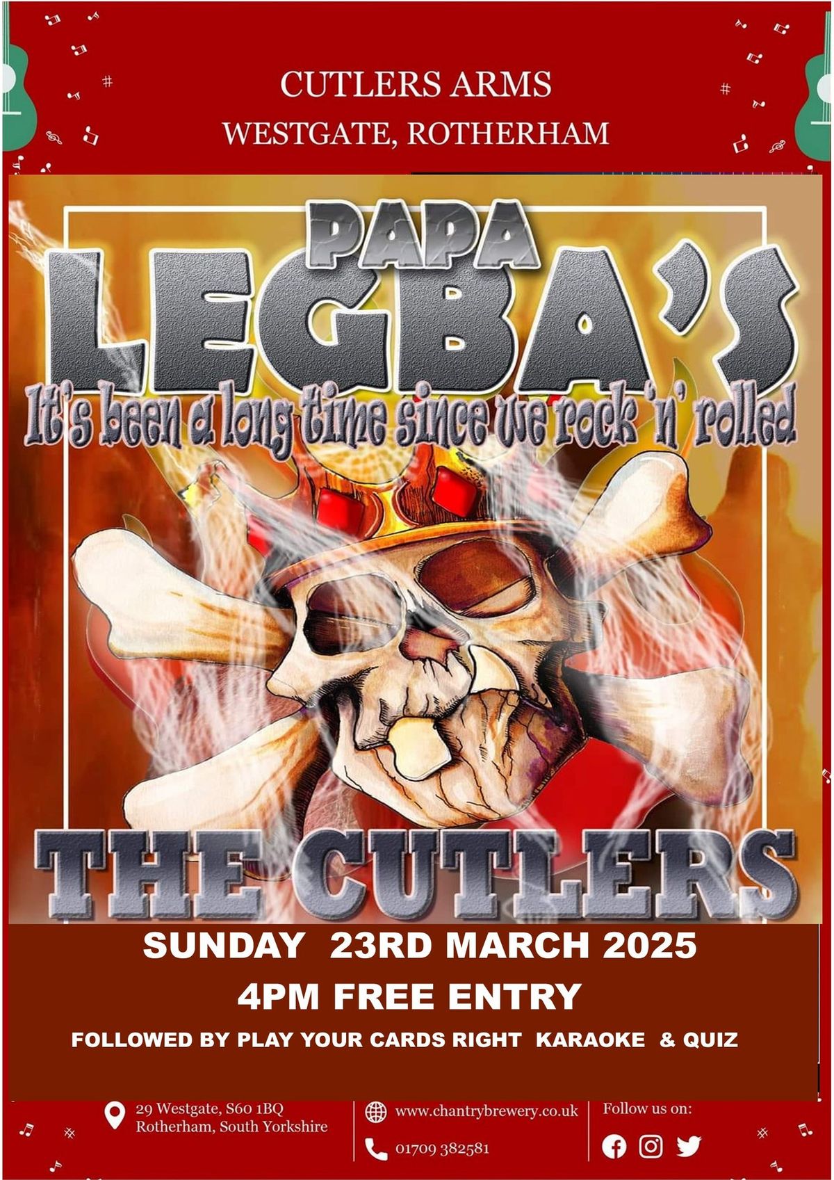 PAPA LEGBA'S   SUNDAY SESSION 4pm  FREE ENTRY 