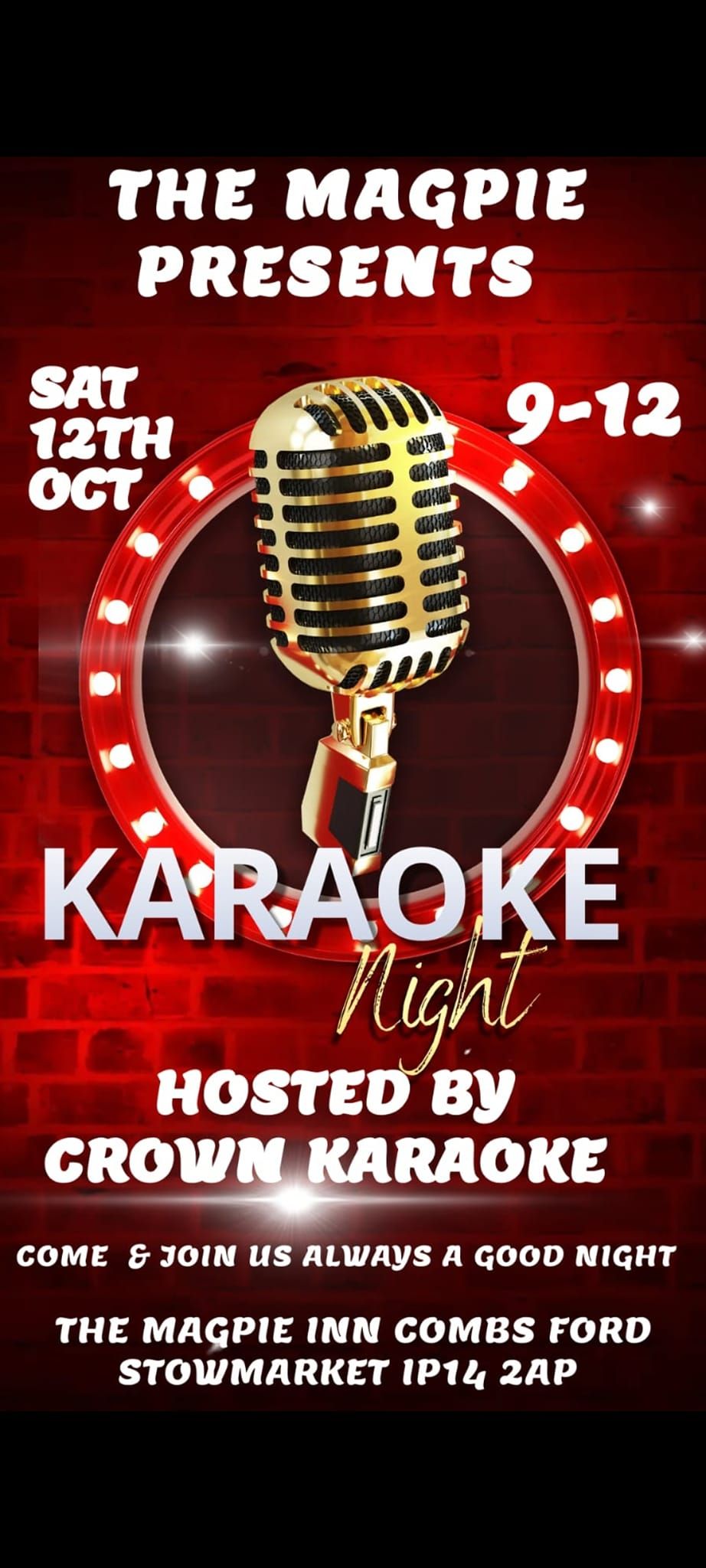 Crown Karaoke @ The Magpie Inn