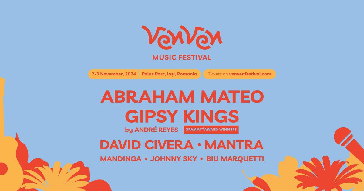 VenVen Music Festival - 2-3 November 2024 - Palas Parc, Iasi, Romania