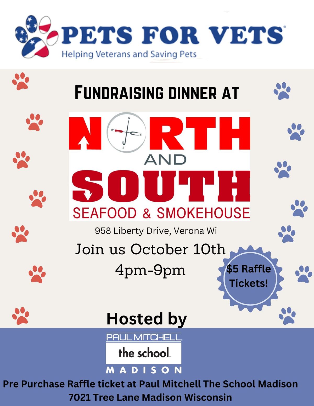 Pets For Vets Fundraising Dinner