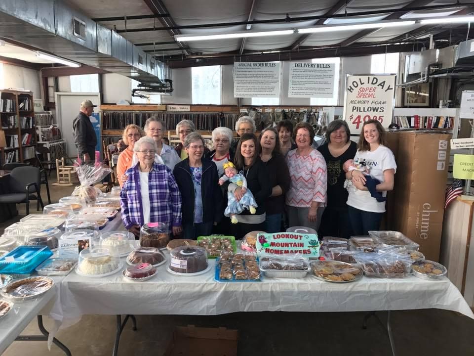 Lookout Mountain Homemaker Bake Sale Fundraiser