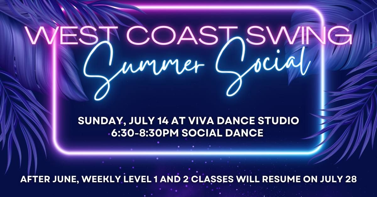 West Coast Swing - Summer Social