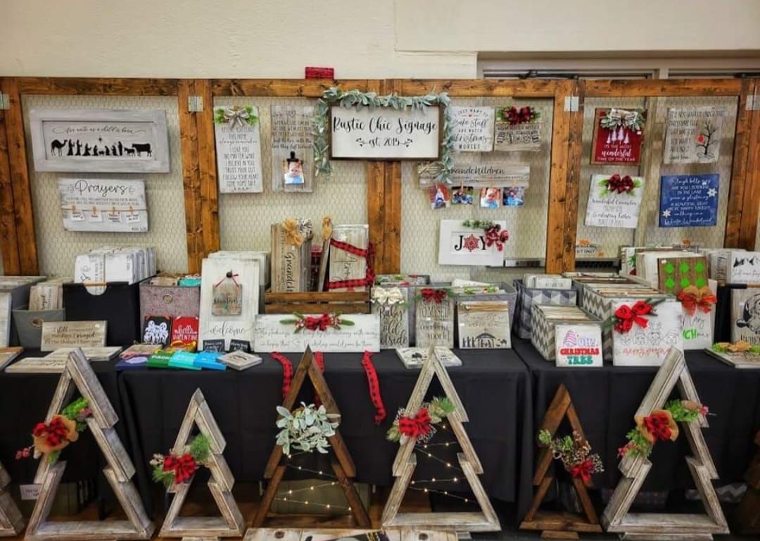 Bay Port Craft Fair - Rustic Chic Signage