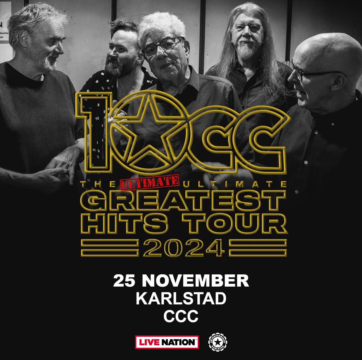 10cc - THE ULTIMATE ULTIMATE GREATEST HITS TOUR 2024 - KARLSTAD CCC