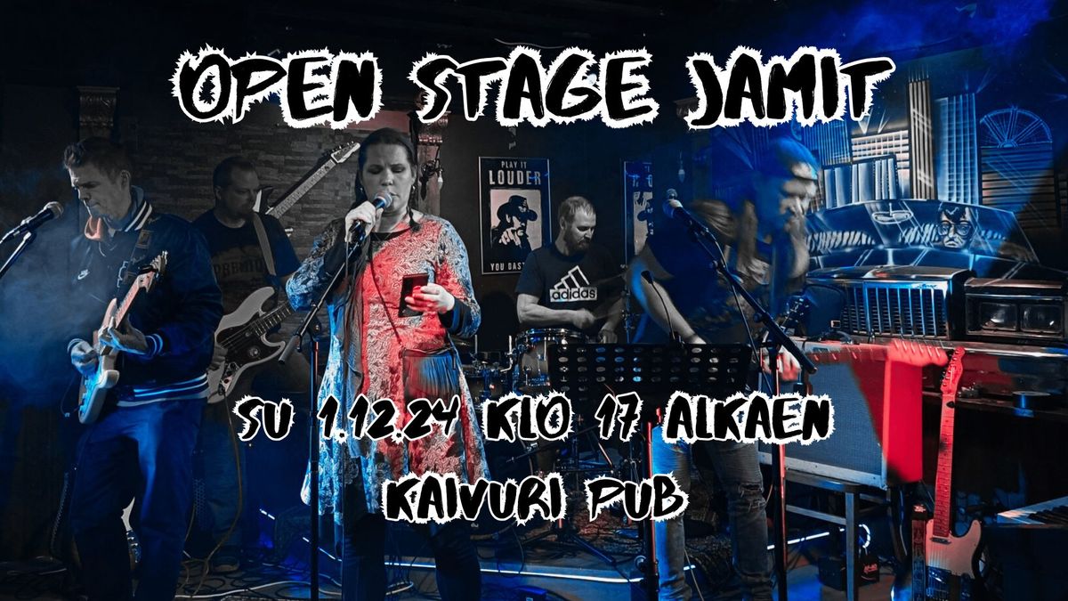 OPEN STAGE JAMIT | KAIVURI PUB 1.12.24