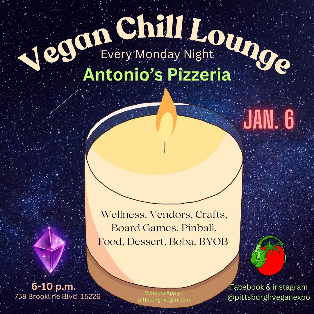 Weekly Vegan Chill Lounge (Jan. 6)