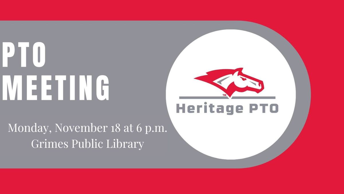 Heritage PTO Meeting