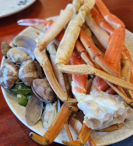 CRAB LEGS at Lin's Buffet