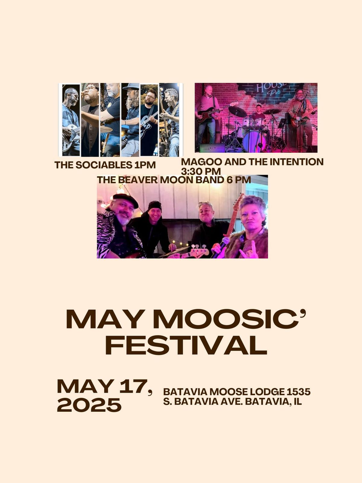 May Outdoor Moosic' Fest and Fundraiser - 2nd Annual - Open to the Public