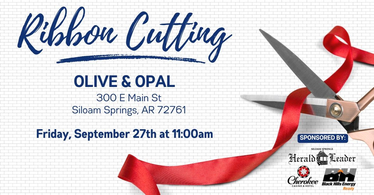 Ribbon Cutting - Olive & Opal