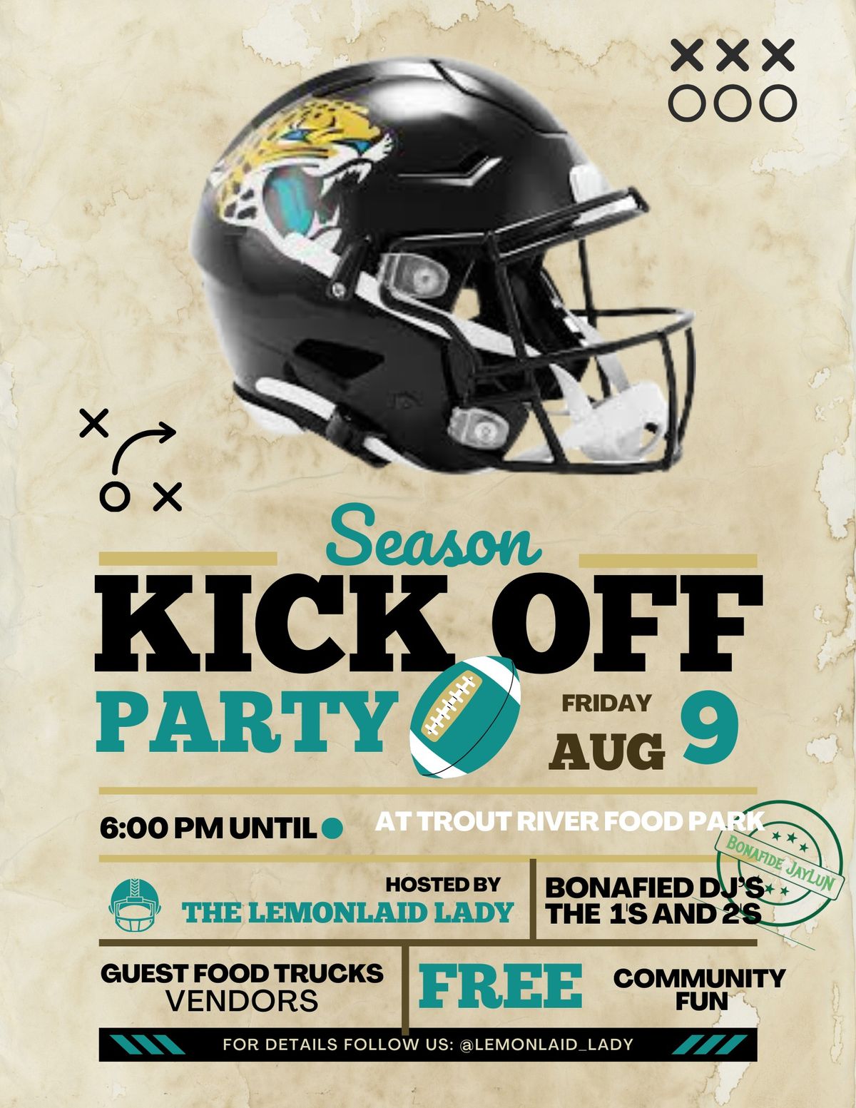 Jacksonville Jaguar Season KickOff Party