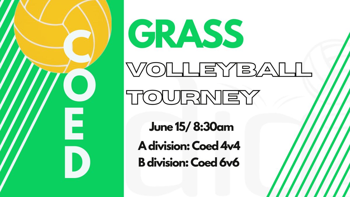 Coed Grass Volleyball Tournament 