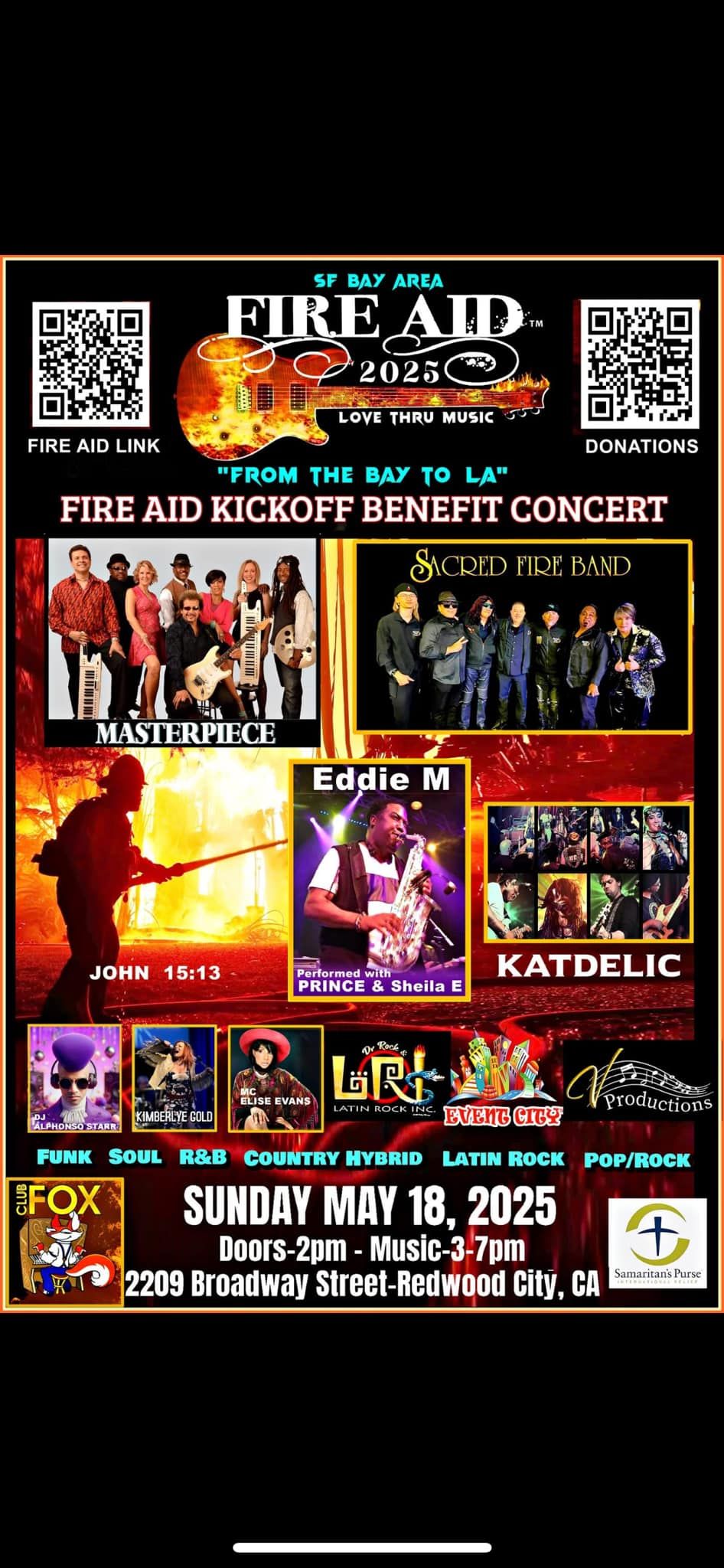 Fire Aid Kick Off Benefit Concert