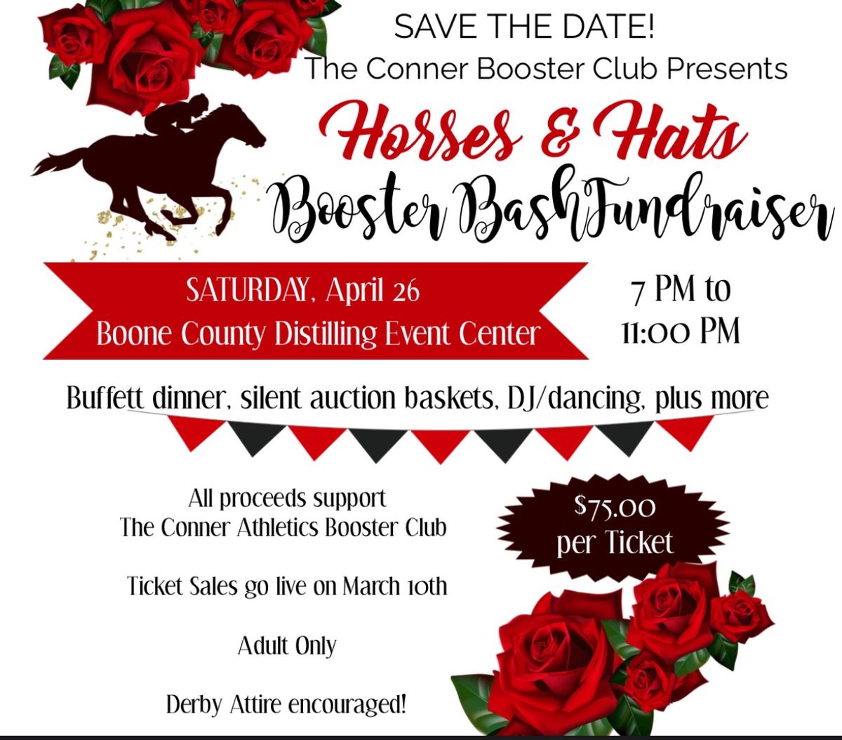 2025 Horses and Hats Booster Bash Fundraiser!