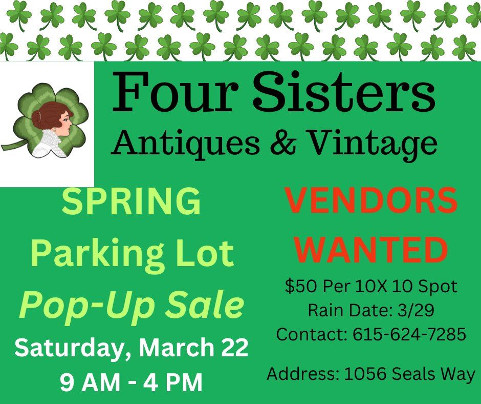 Spring Parking Lot POP-UP Sale