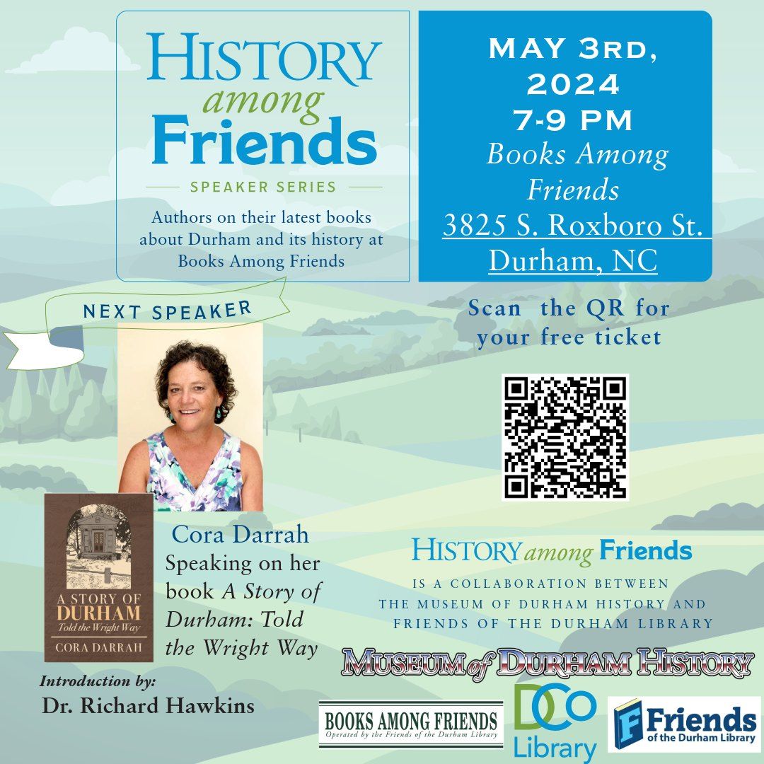 History Among Friends Book Talk Series: Cora Darrah
