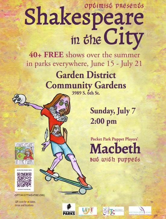 Optimist Theatre presents Shakespeare in the City