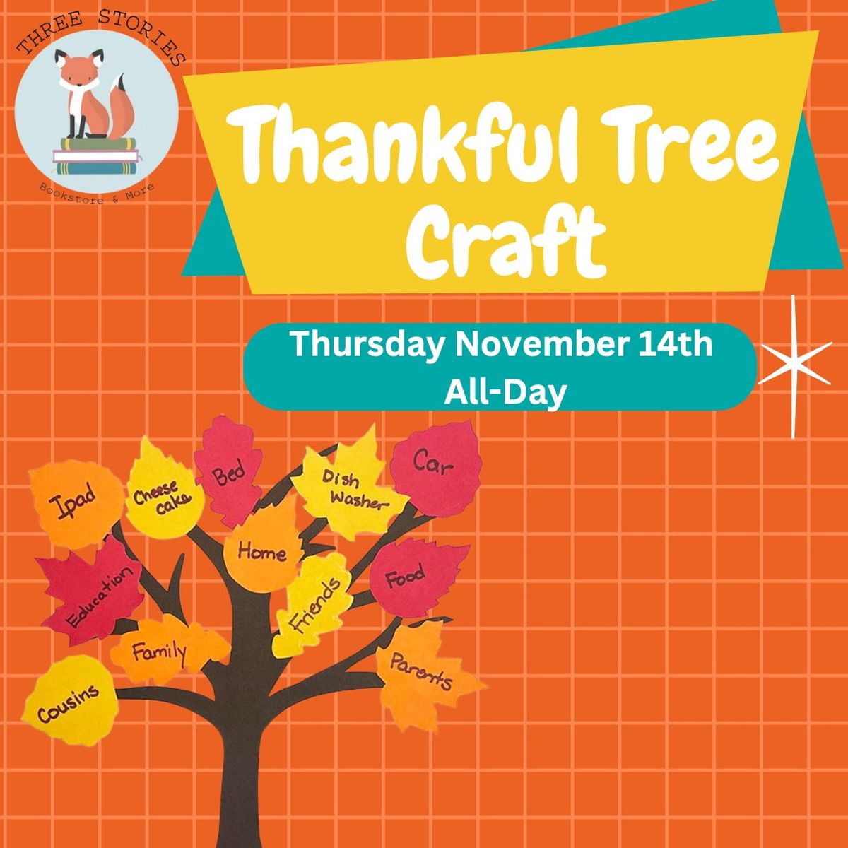 Craft: Thankful Tree (All Day)