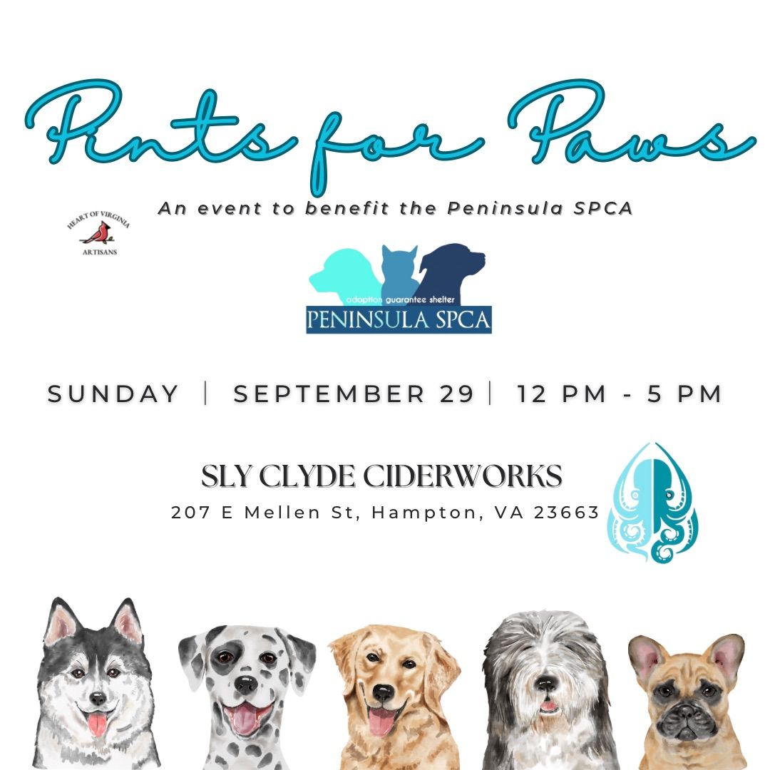 Pints for Paws at Sly Clyde; Fundraiser to benefit PSPCA