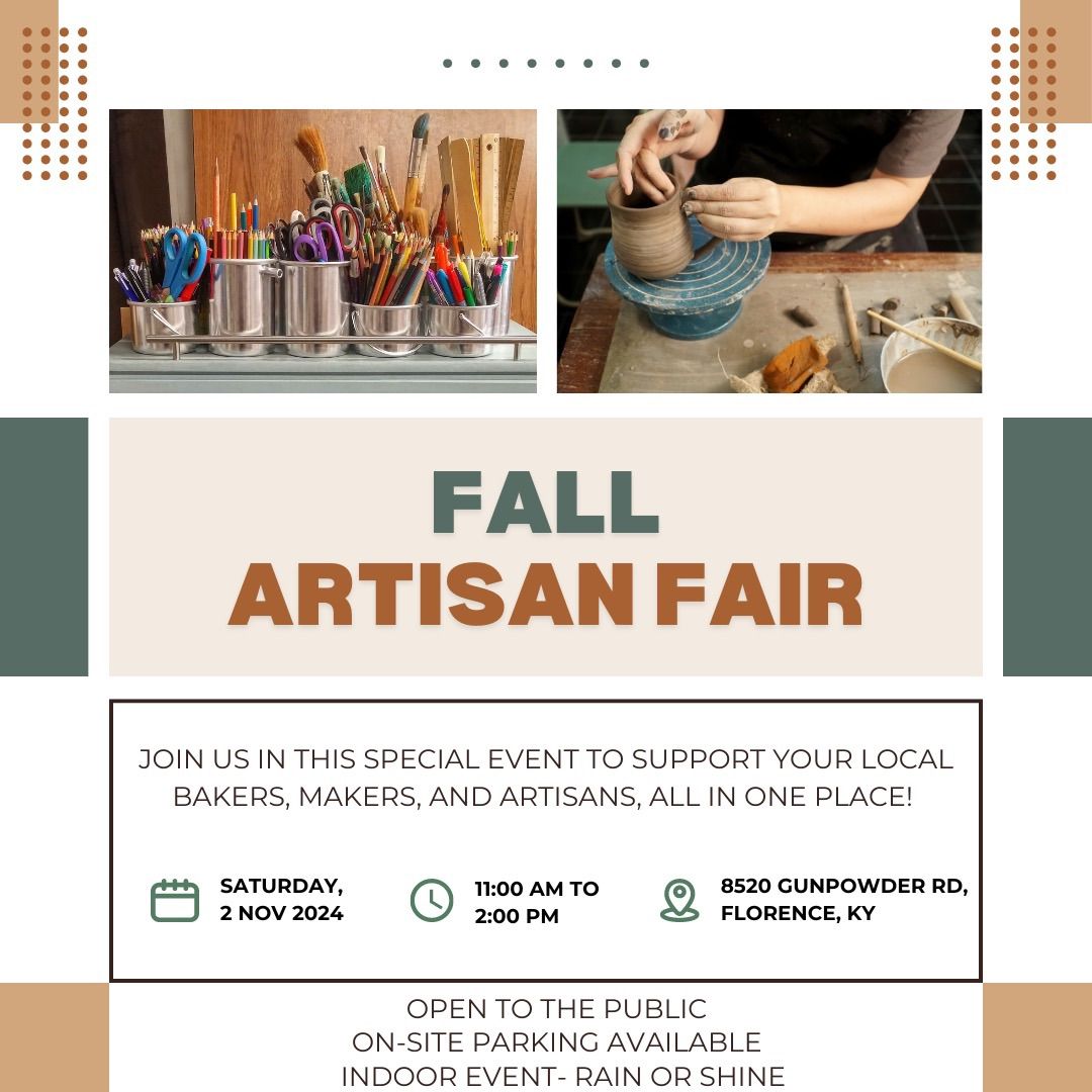 Legacy\u2019s Fall Artisan Fair