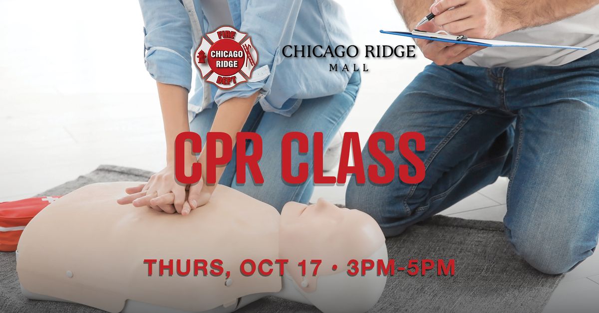 Intro to CPR Class at Chicago Ridge Mall! 