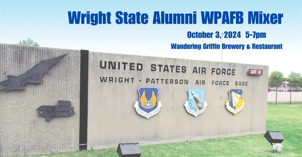 Wright State alumni who work at WPAFB mixer