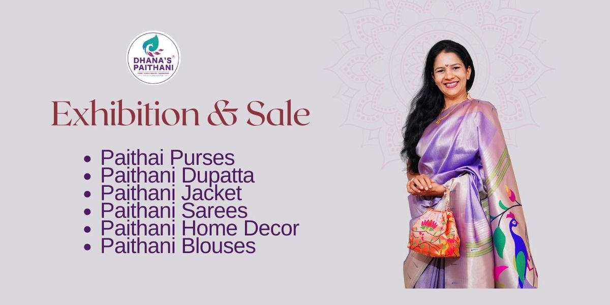 Dhana's Paithani exhibition - Vashi Edition
