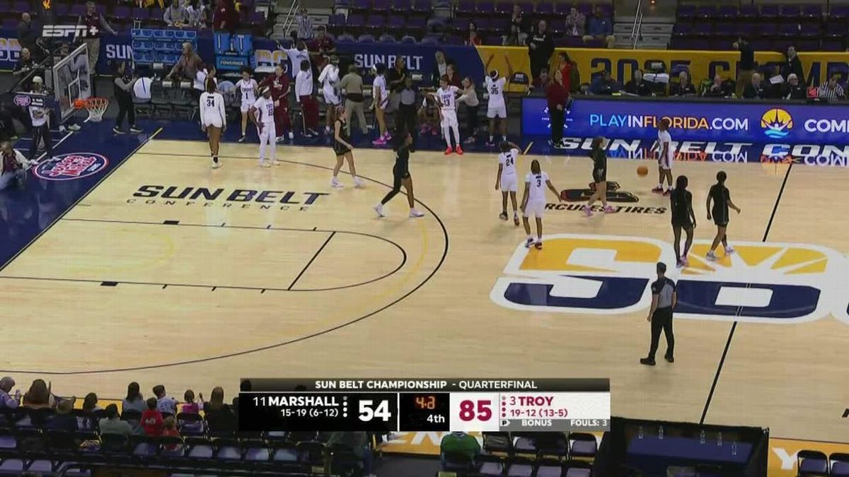 Troy Trojans at Marshall Thundering Herd Womens Basketball