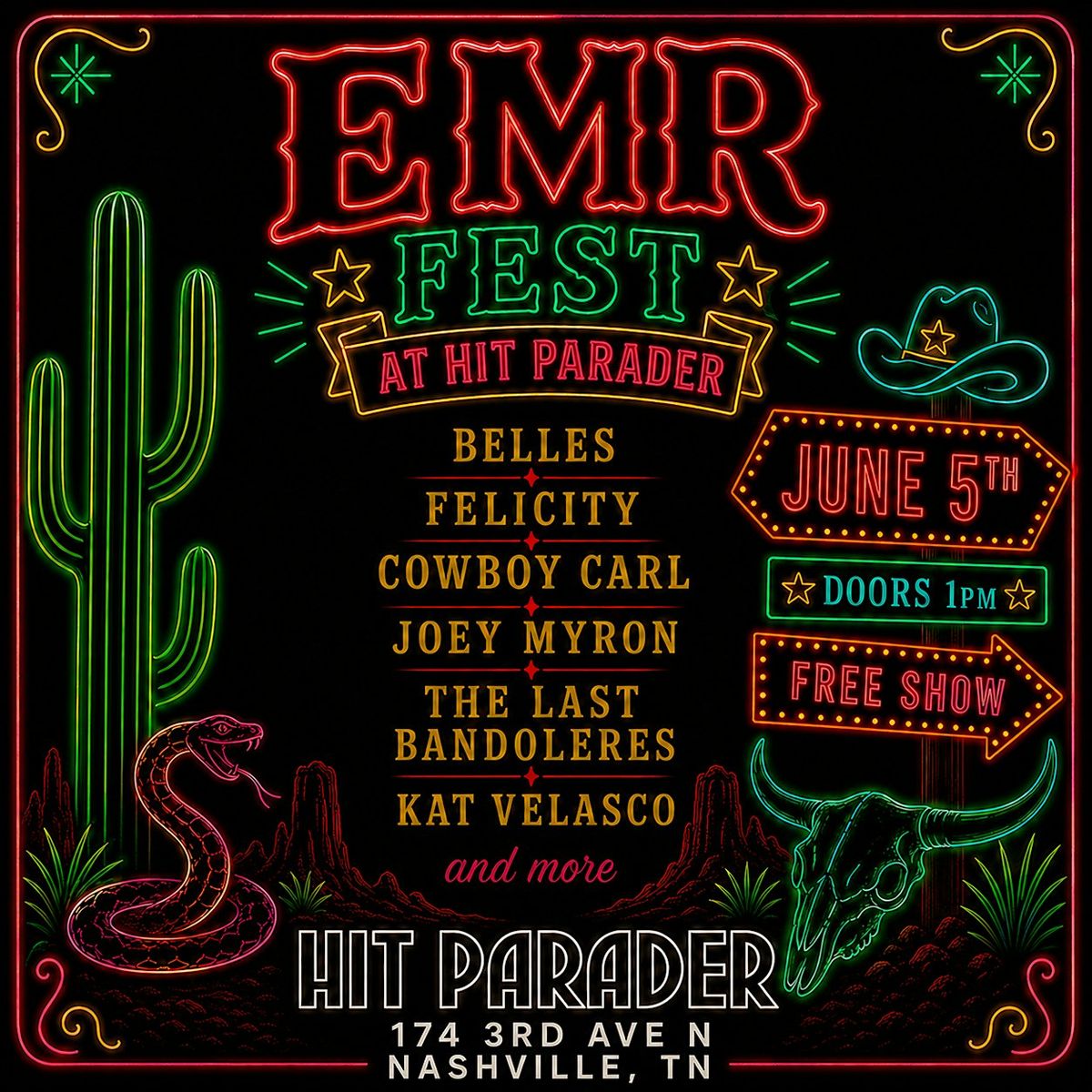 EMR Fest at Hit Parader Nashville