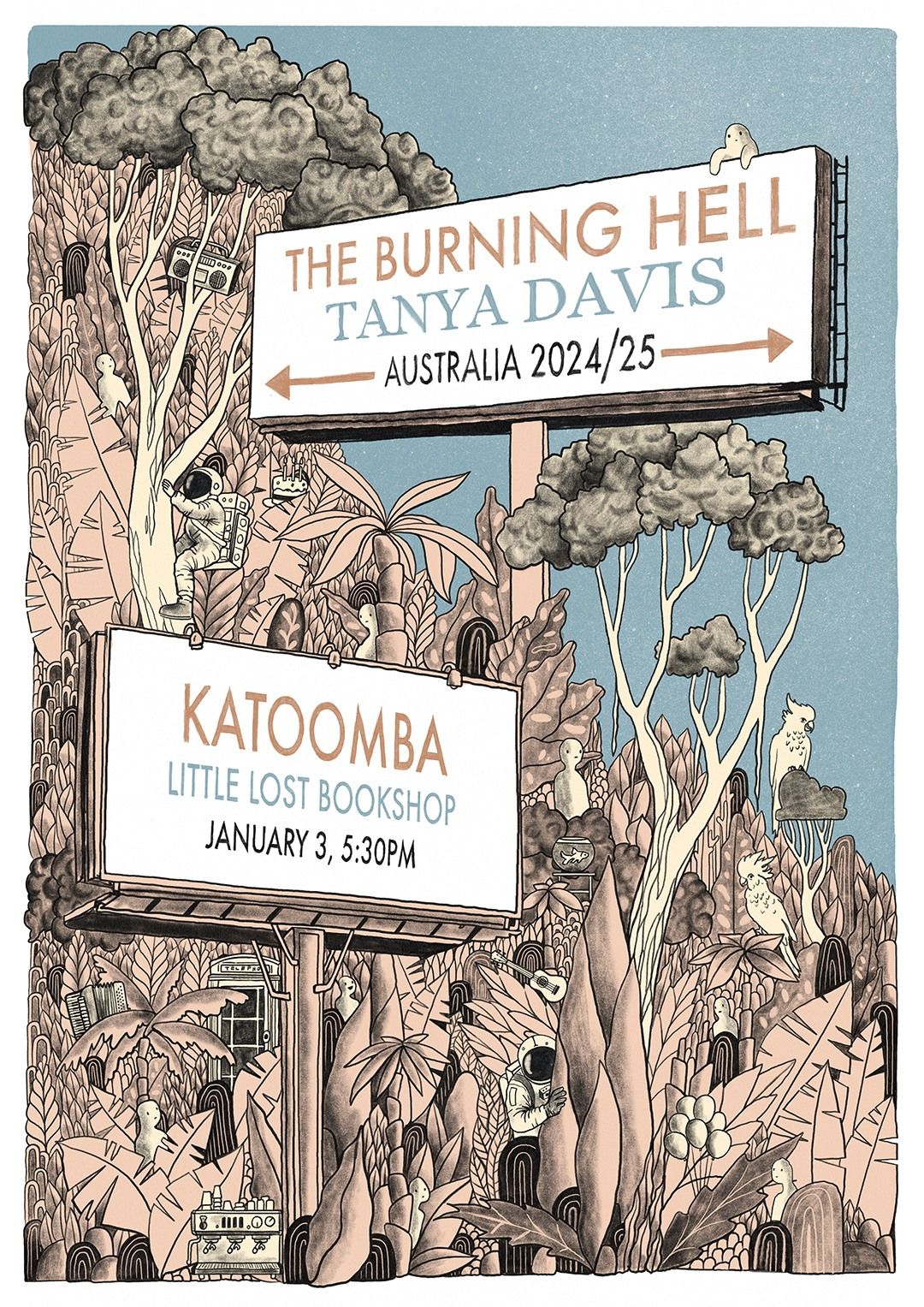 The Burning Hell (CAN) & Tanya Davis (CAN) @ The Little Lost Bookshop Katoomba Blue Mountains