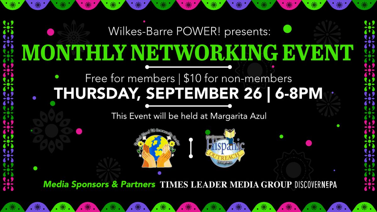 Wilkes-Barre POWER! September Networking Event