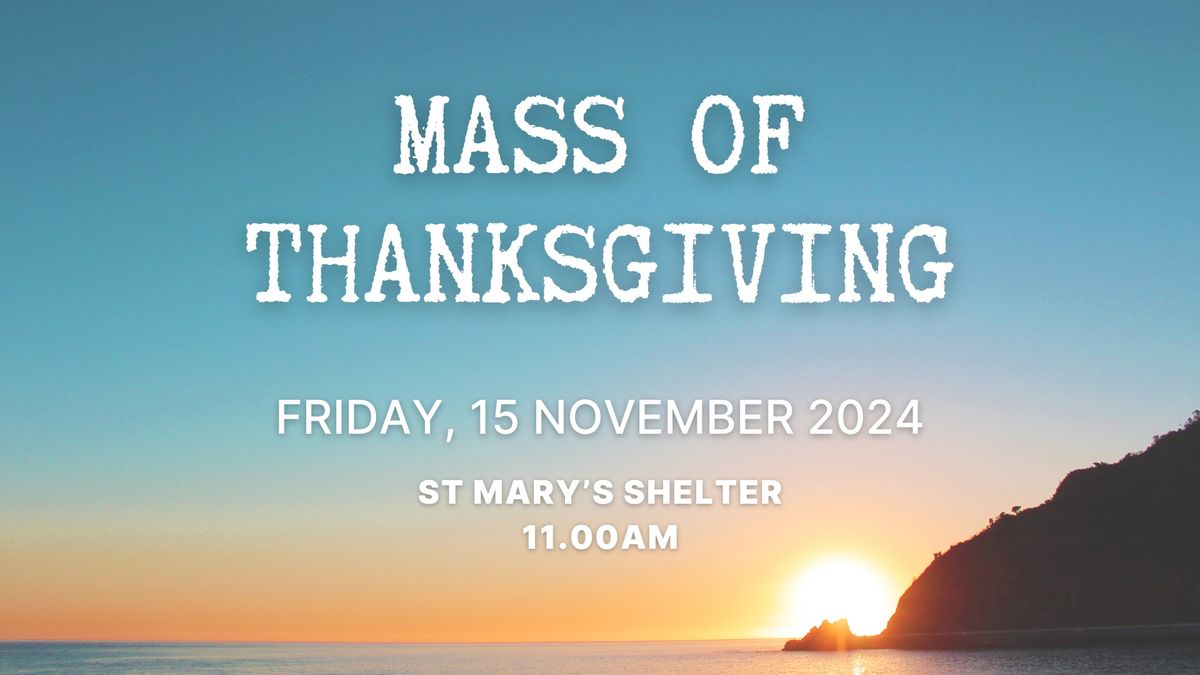 Mass of Thanksgiving