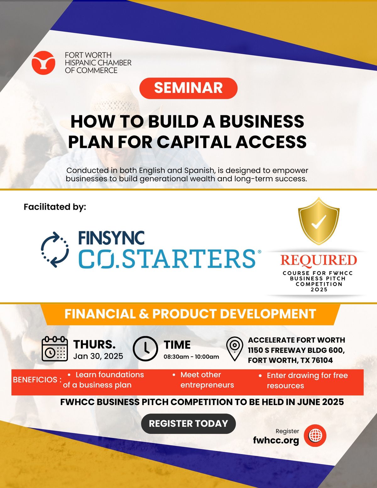 Seminar: How to build a business plan for capital access 