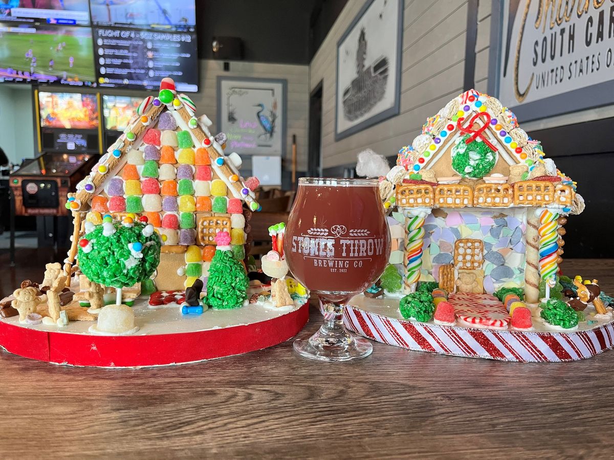 Sip 'n' Build Gingerbread House Workshop!