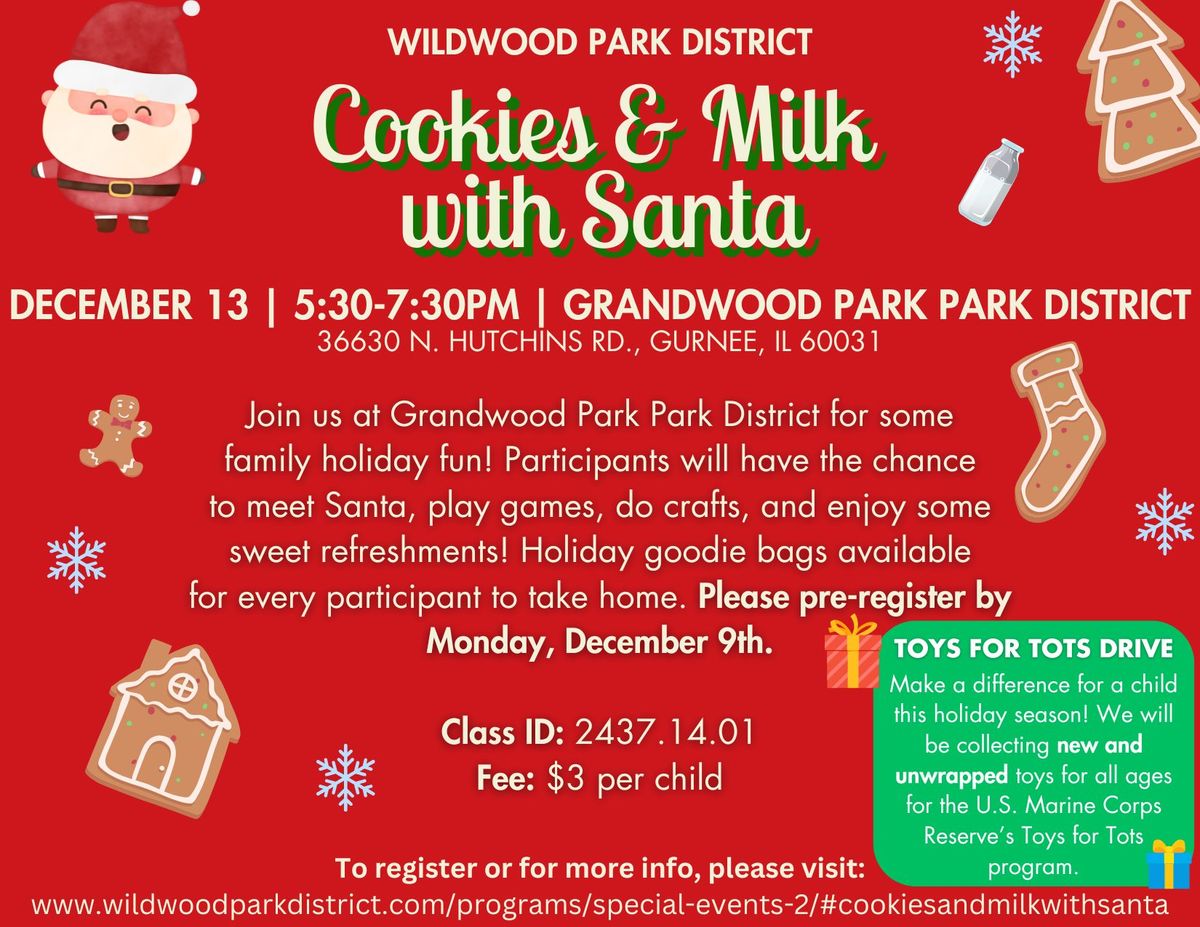 Cookies and Milk with Santa