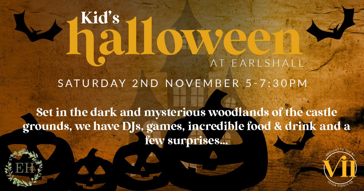 Kids Halloween Party At Earls Hall 