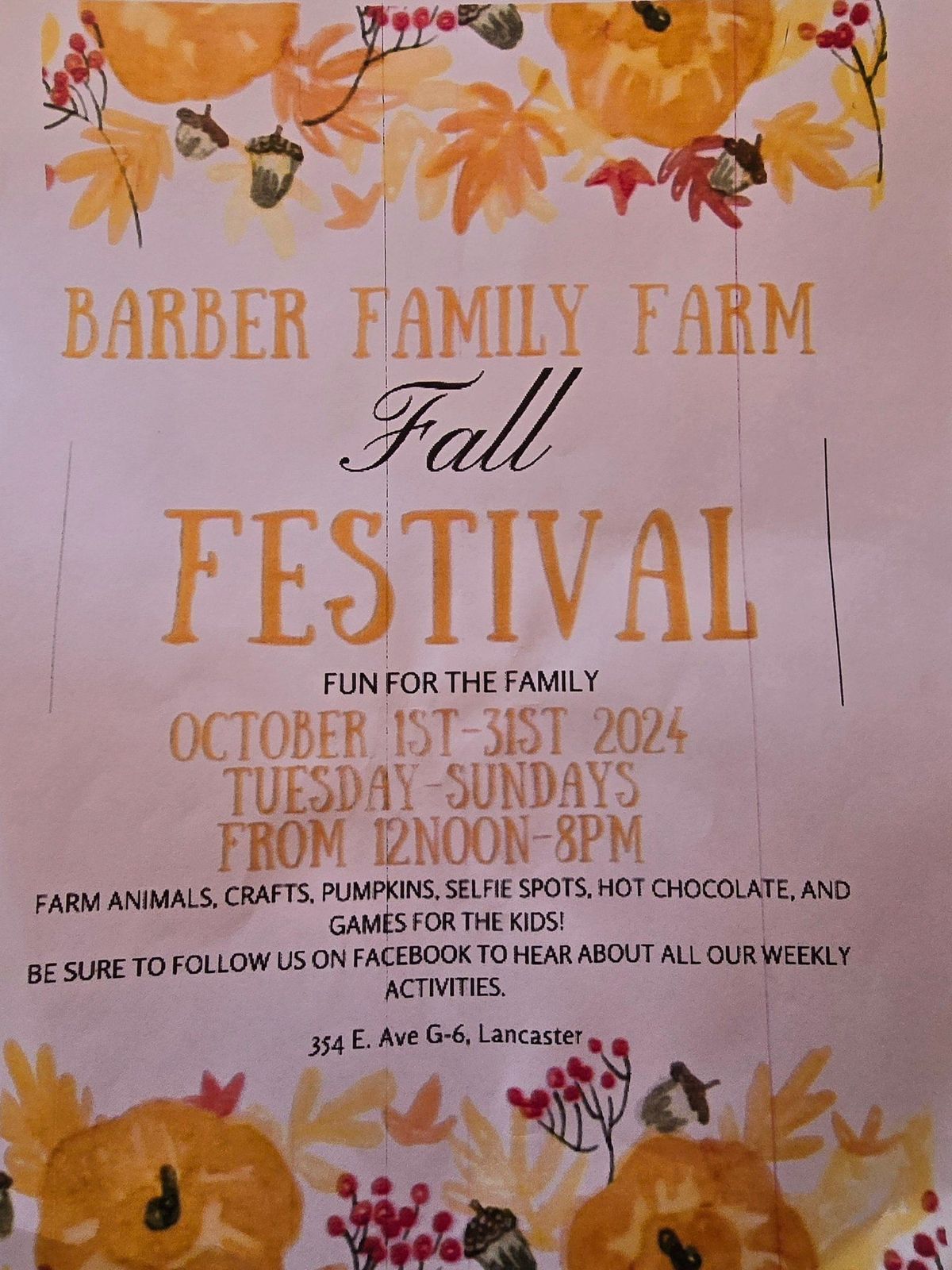 Antelope Valley's Pumpkin Patch \/ Harvest Festival