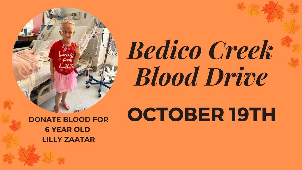 Bedico Creek Community Blood Drive 