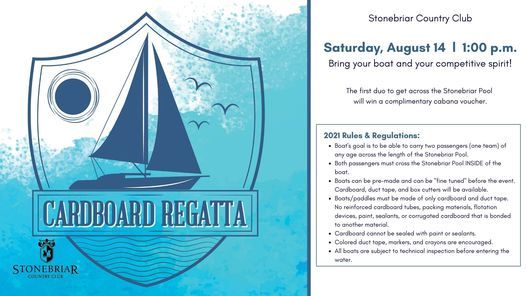 Cardboard Regatta (Cardboard Boat Races)