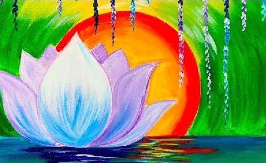 Lovely Lotus Paint Party