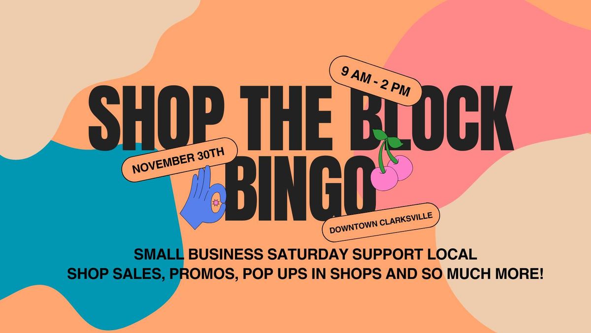 Shop The Block Bingo