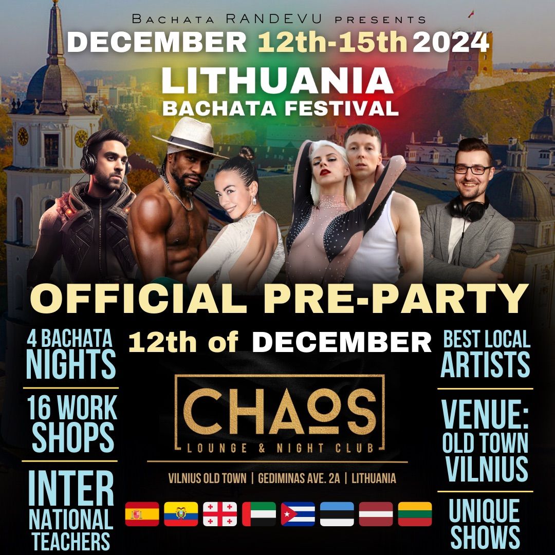 LITHUANIA Bachata Festival Official PRE-PARTY!